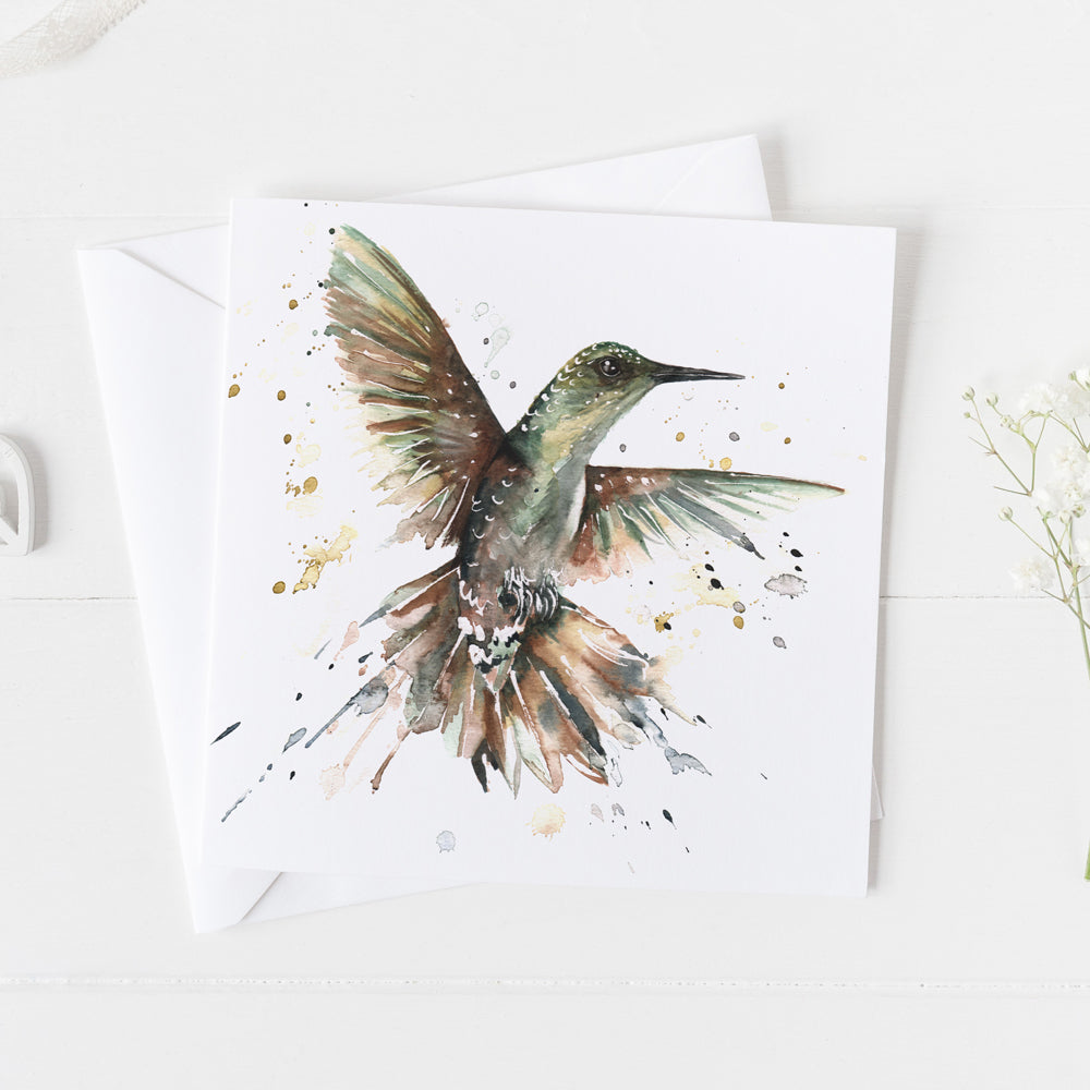 Humming Bird Card