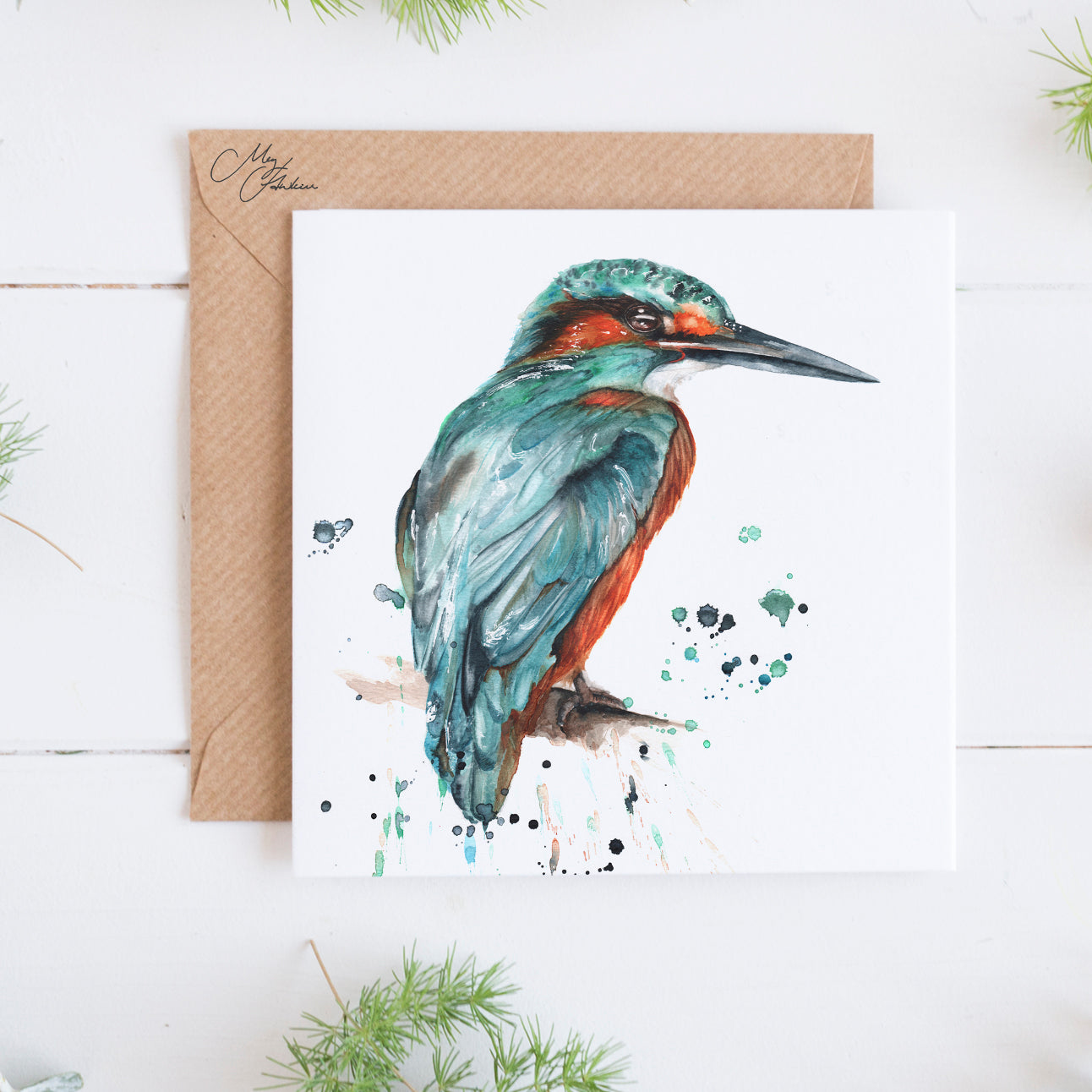 Kingfisher Greeting Card