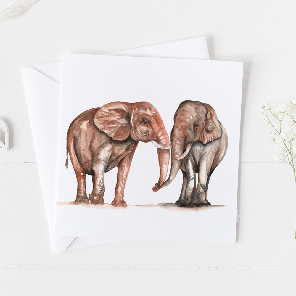 Elephants Card