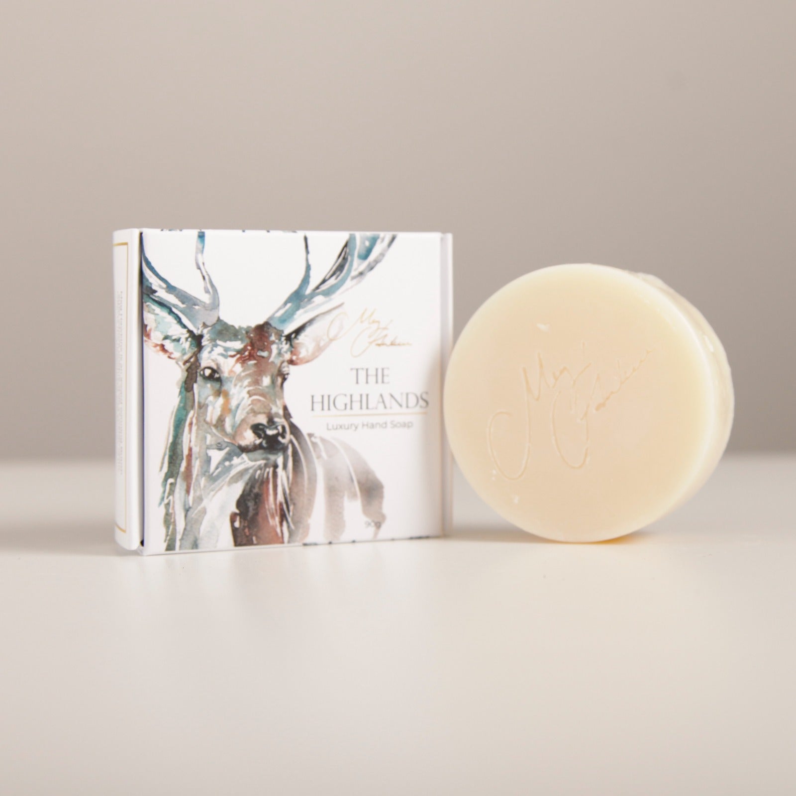 Stag Watercolour Design 'The Highlands' Hand Soap