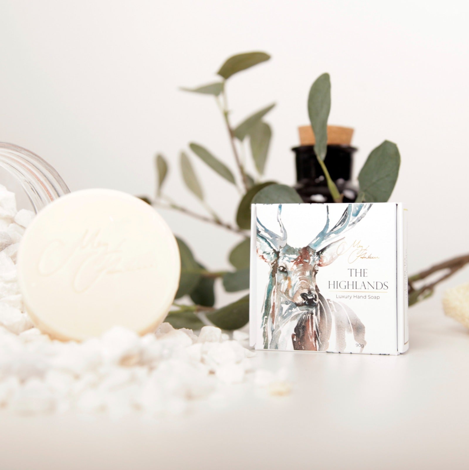 Stag Watercolour Design 'The Highlands' Hand Soap