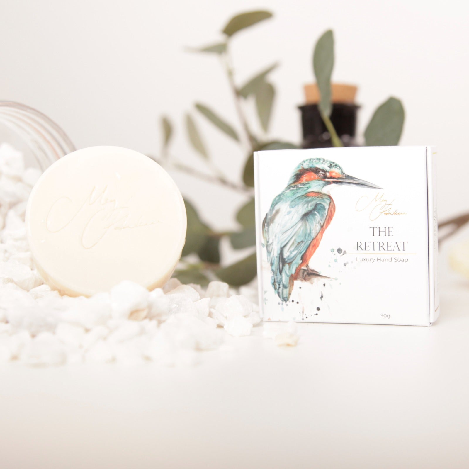 Kingfisher Watercolour Design 'The Retreat' Hand Soap