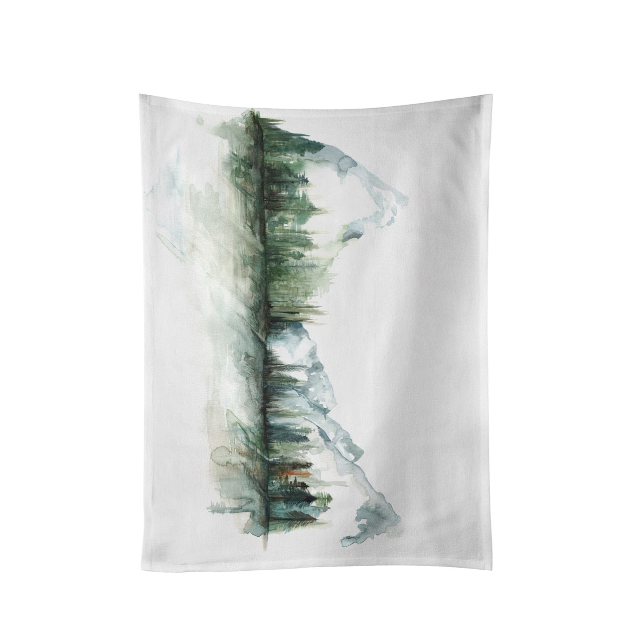 Winter Forest Design Cotton Tea Towel