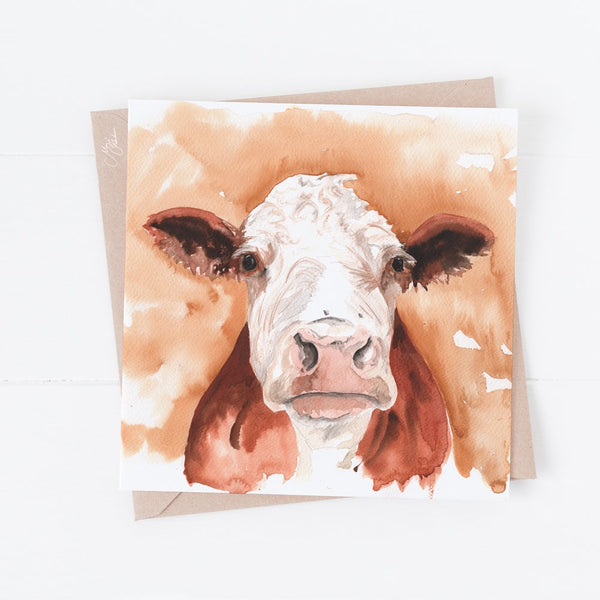 Herefordshire Greeting Card By Meg Hawkins