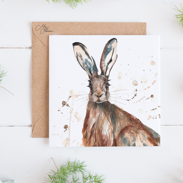 Hare Greeting Card