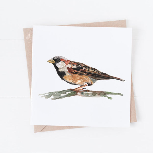 Sparrow Greeting Card