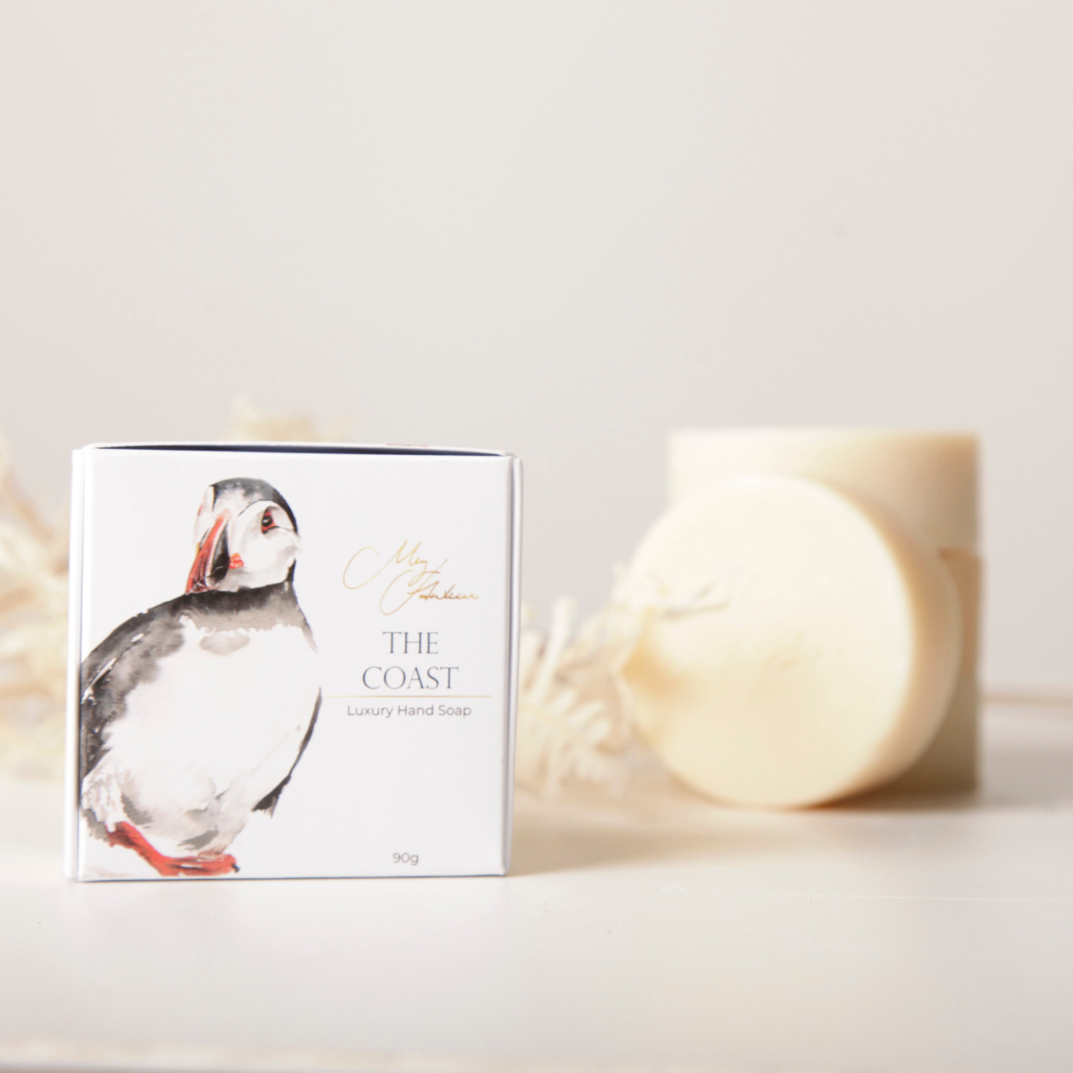 Puffin Watercolour Design 'The Coast' Hand Soap