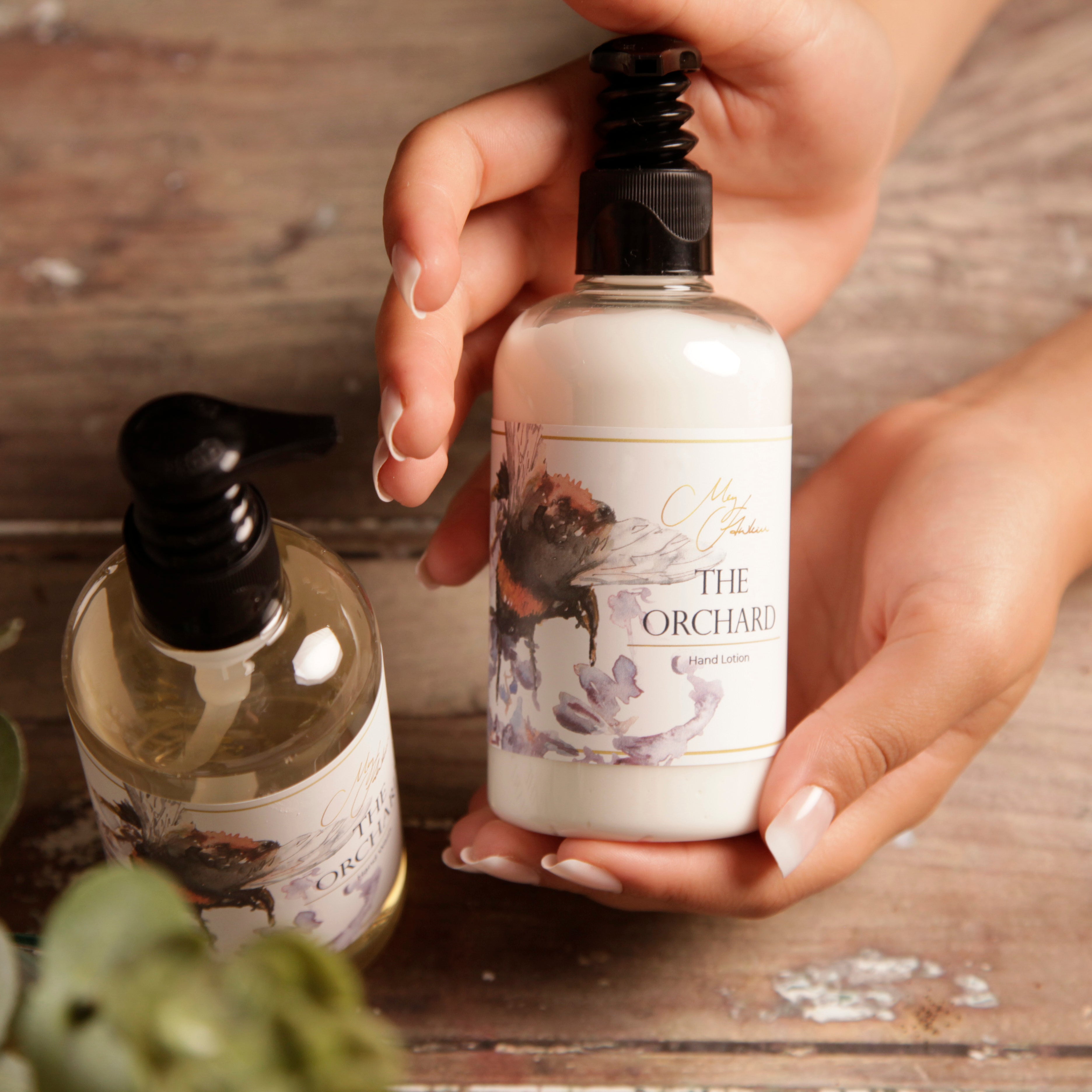The Orchard Hand Lotion with Bee Design