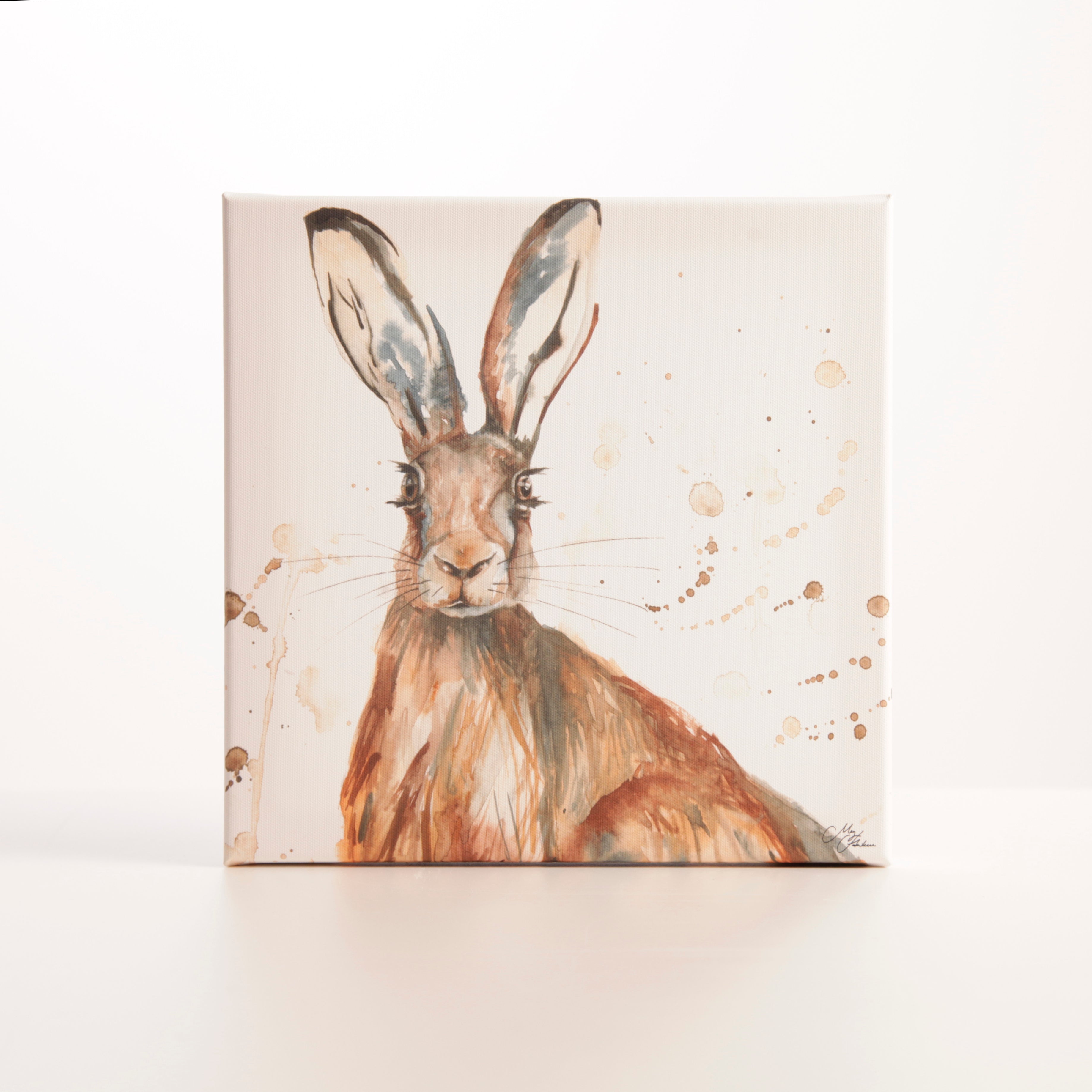 Hare Watercolour Canvas