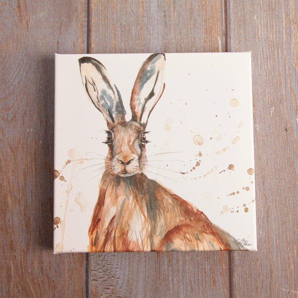 Hare Watercolour Canvas