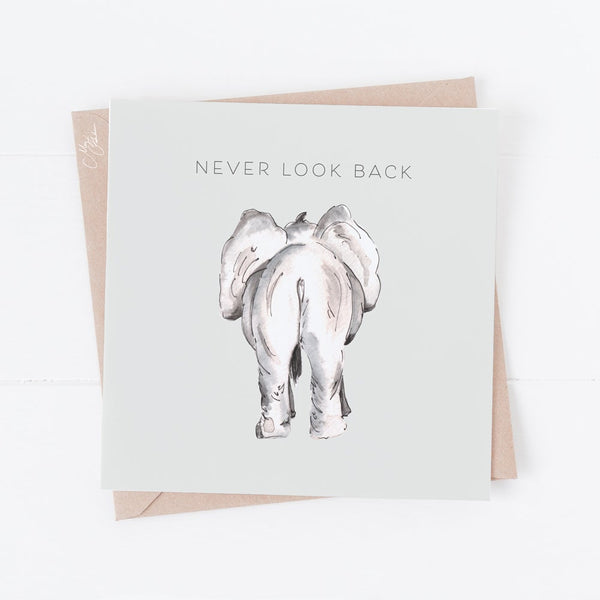 Never Look Back Card by Meg Hawkins