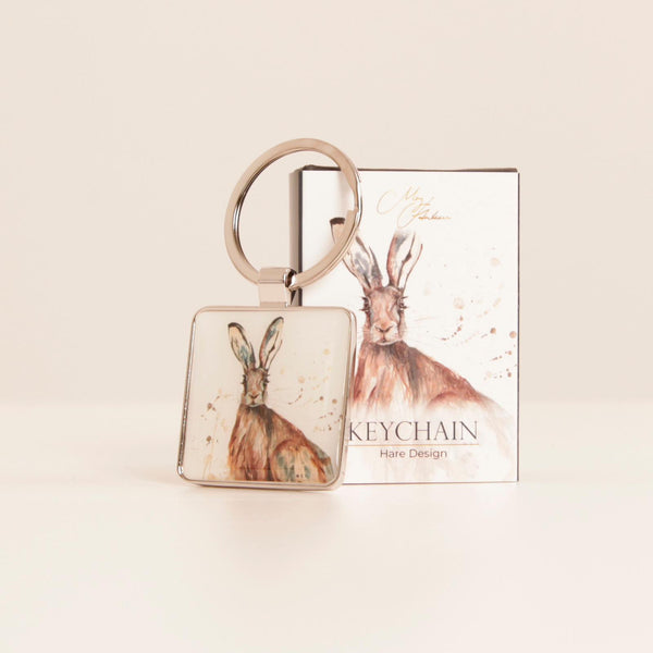 Hare Design Keychain with Gift Box