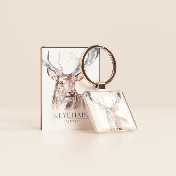 Stag Keychain with Gift Box