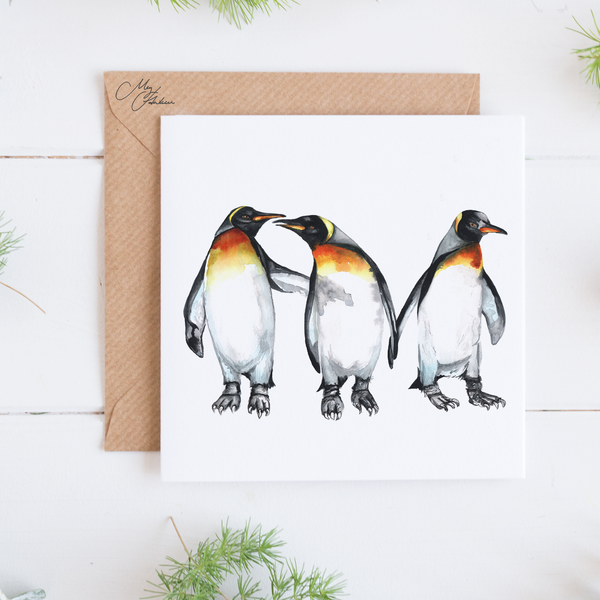 Penguins Greeting Card